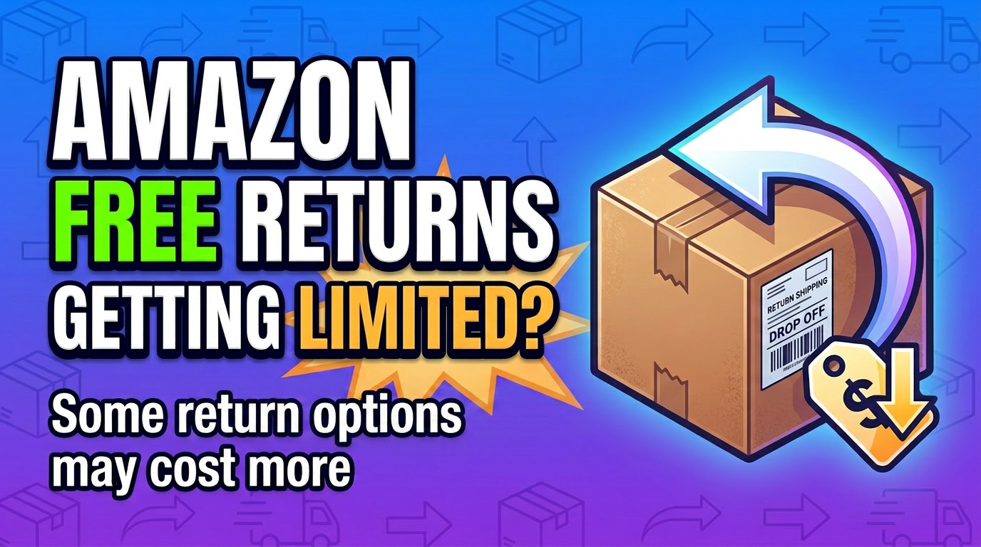 Amazon free returns getting limited – some return options may cost more
